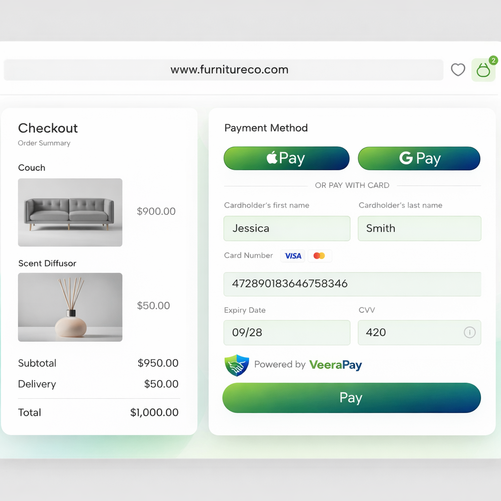Hosted checkout preview